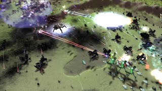 Cybran vs Seraphim - RNG AI and M28 AI - Supreme Commander Forged Alliance