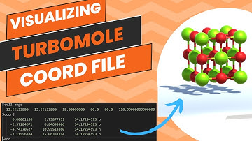 How to visualize Turbomole COORD file? [TUTORIAL]