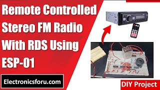 Remote Controlled Stereo FM Radio (Hindi) - DIY PROJECT - Electronics For You