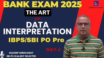 Data Interpretation for IBPS PO & SBI PO Pre 2025 | DI Prelims Masterclass | Day-1