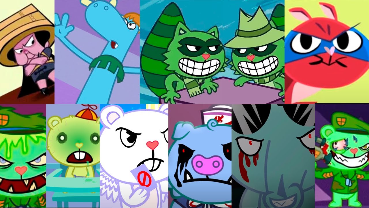 Defeats of my favourite happy tree friends villains part 2(300 subs ...