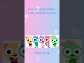 kids animals school fishy animals school pearl song