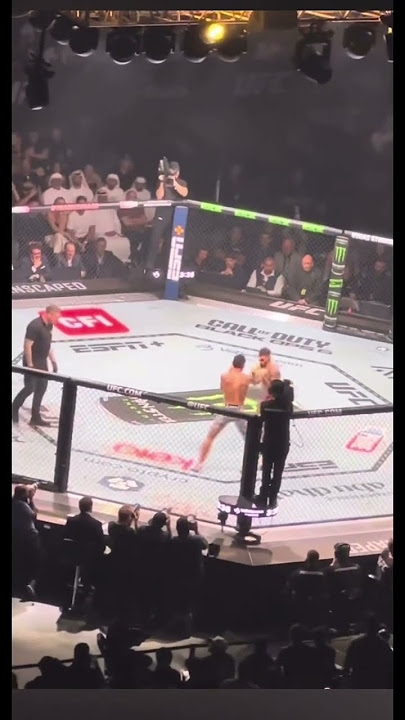 ilia topuria knocks out max holloway at #ufc308 #maxholloway #iliatopuria