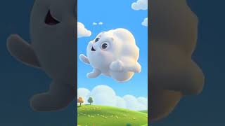 Choota Sa Badal | Cute hindi poem for kids #3danimation #cartoon #funny #cute #rain #ytshorts #yt