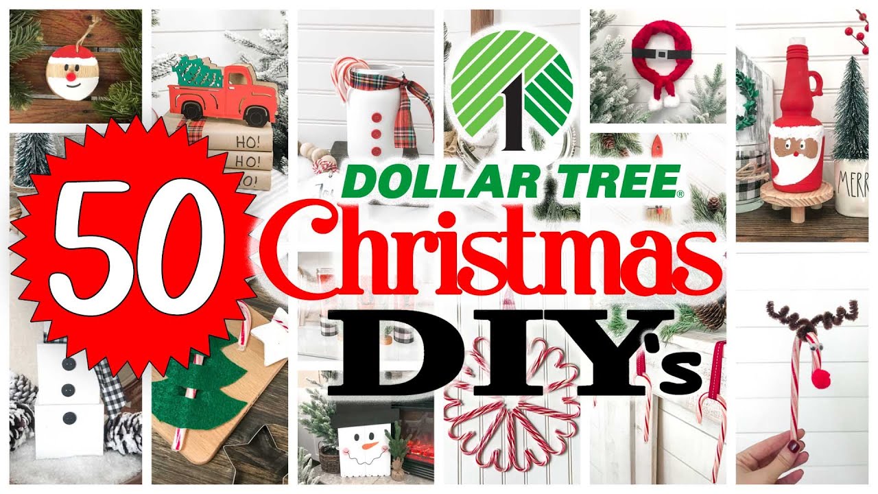 50 Dollar Tree CHRISTMAS Crafts! 🎄 EASY & CHEAP! 🎄 Dollar Tree DIY 2022