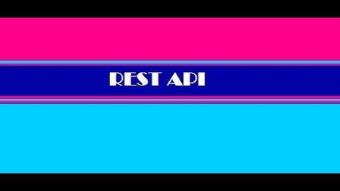 Restful Web Service Tutorial #1 : Introduction to REST