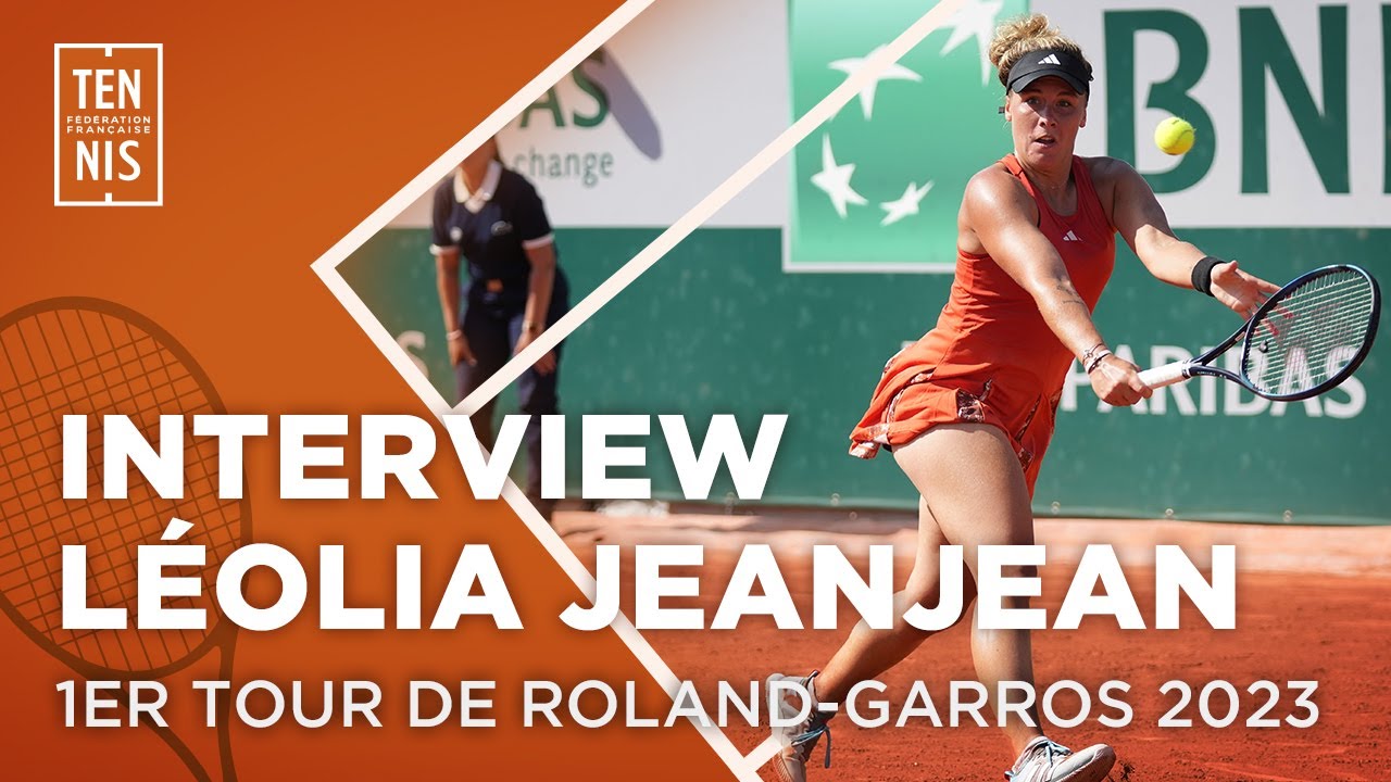 Léolia Jeanjean - Interview après le 1er tour de Roland-Garros 2023 | FFT