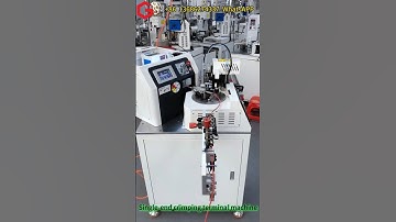 Automatic Tubular Terminal Crimping Machine.Support Custom #terminalcrimping#Wire Harness Processing