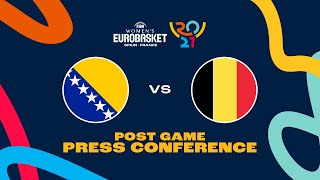 Bosnia & Herzegovina v Belgium - Press Conference