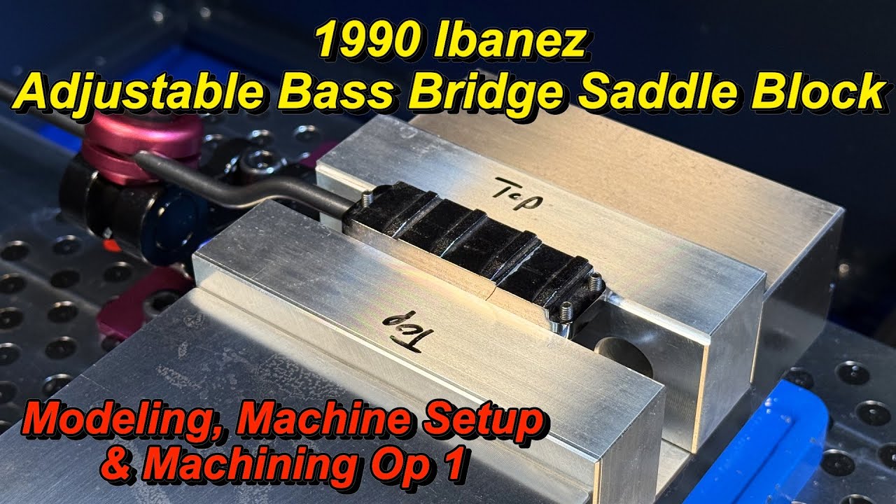 Machining Obsolete Part for an Ibanez Bass Guitar- Part 1