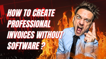 How to Create Professional Invoices Without Software | Best Online Invoice Creator Free