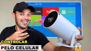 Como Controlar O Projetor Hy300Hy320 Magucibc Pelo Celular Via Bluetooth