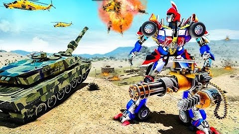 New Robot Transform Tank Action | Rescue City Robot Tank Android GamePlay | By Game Crazy