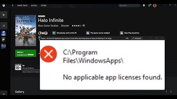 Fix Halo Infinite Error No Applicable App Licenses Found On PC