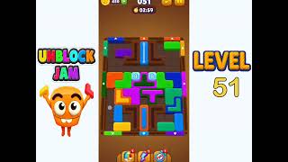 Unblock Jam Level 51 Walkthrough Solution