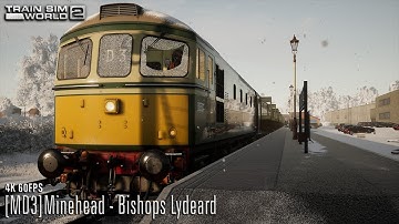 [MD3]Minehead - Bishops Lydeard - West Somerset Railway - Class 33 - Train Sim World 2