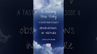 Sleep Story | Observations in Nature for Deep Relaxation