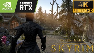 4K TESV SkyrimSE Ultra Modded Next-Gen Graphics Showcase 2023 | Photorealistic Tamriel ENB | RTX3090