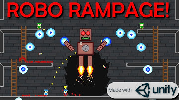 ROBO RAMPAGE! A High Octane Indie Game Project! #gmtk2020