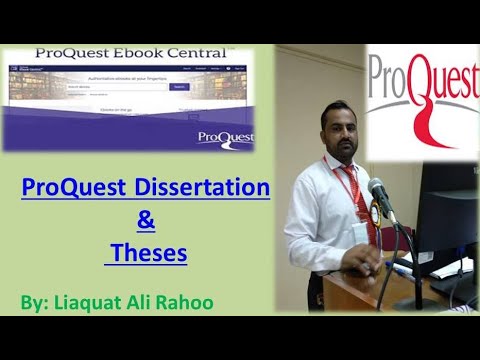 How to Access ProQuest Database for Thesis Dissertations