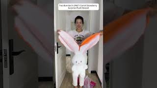 Link in Bio | Two Bunnies in ONE?! Carrot Strawberry Surprise Plush Reveal!