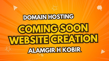 Domain Hosting | Coming soon website creation || Alamgir H Kobir