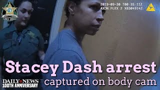 Stacey Dash arrest in Florida captured on body cam