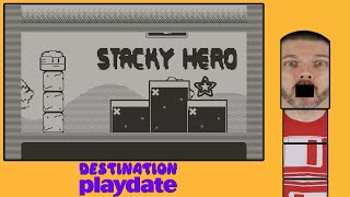 Stacky Hero - Playdate gameplay + impressions