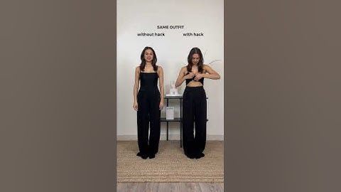 STYLING A BODYSUIT with and without the VIRAL BODYSUIT HACK 😱 Save for later #fashionhacks #fashion
