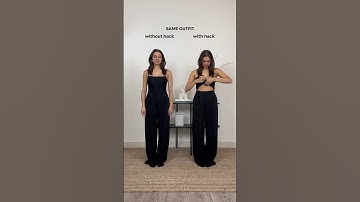 STYLING A BODYSUIT with and without the VIRAL BODYSUIT HACK 😱 Save for later #fashionhacks #fashion