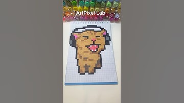 Cute cat Pixel Art Ideas #pixelartideas #artpixellab #pixelart #pixel #cutecats