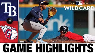 Rays vs. Guardians Wild Card Game 2 Highlights (10/8/22) | MLB Postseason Highlights