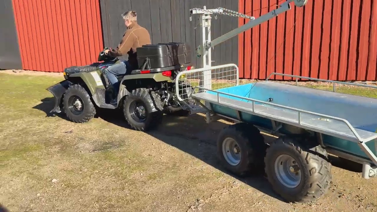 Fyrhjuling + Skogsvagn POLARIS SPORTSMAN 500 HO