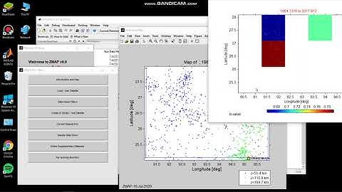 How to Plot b-value graph of seismic events using Zmap