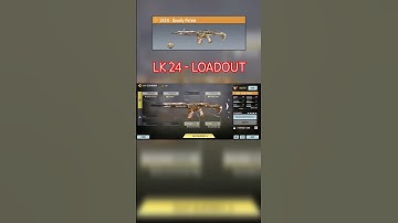 CODM LK24 DEADLY PETALS LOADOUT | LK24 - GUNSMITH #cod #codm