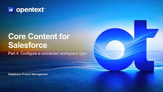 Part 4: Configure a connected workspace type