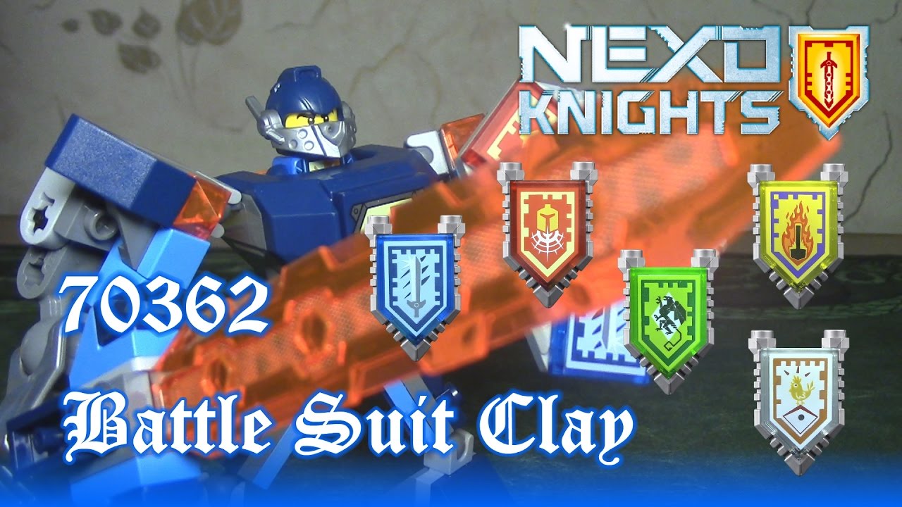 [ОБЗОР ЛЕГО] NEXO KNIGHTS 70362 Боевые доспехи Клэя
