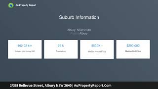2/361 Bellevue Street, Albury NSW 2640 | AuPropertyReport.Com