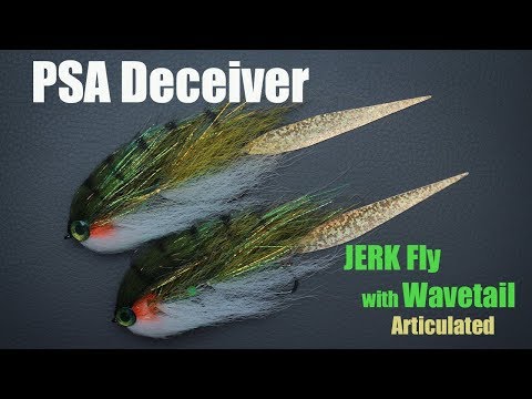 Tying the PSA Deceiver V2 in Perch with Wavetail (Pike & Zander Fly)