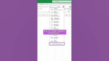 écrire un numéro de téléphone sur Excel