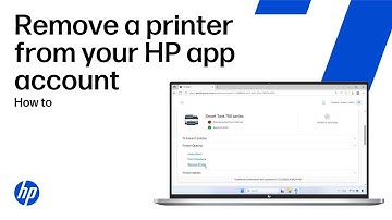 Remove a printer from your HP app account | HP Support