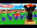 EXTREME 100 Player Simon Says in Minecraft! - Challenge