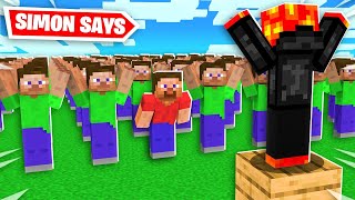 EXTREME 100 Player Simon Says in Minecraft!  Challenge