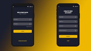 Flutter UI Design | Dark Login Form #1 screenshot 3