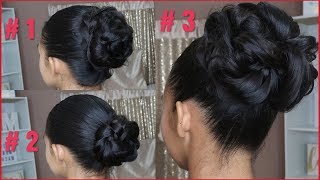 3 PEINADOS RECOGIDOS FÁCILES Y ELEGANTES | 3 EASY ELEGANT UPDOS | CUTE GIRLS HAIRSTYLES