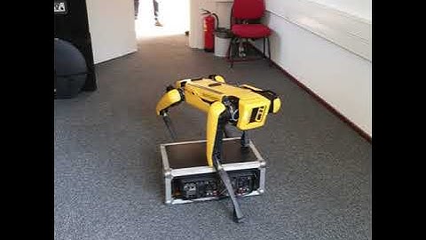 SPOT remote controlled obstacle avoidance