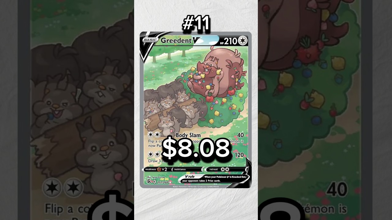 TOP 50 FUSION STRIKE Pokemon Cards! #shorts #pokemoncards