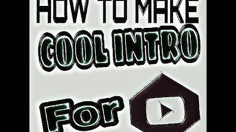 How to Make intro like a Pro/Video for beginner|MK TECH