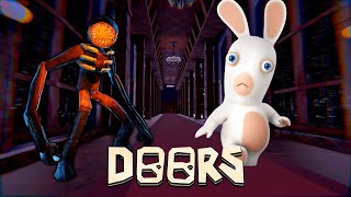 Crazy Rabbid Plays Roblox Doors