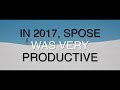 What a year it was!!! Spose 2017